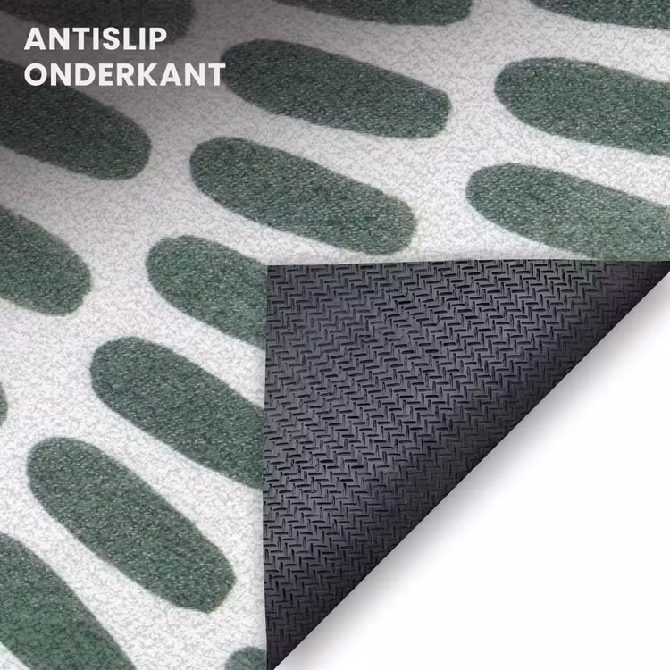 Deurmat - Abstract - Cirkel - Patroon - Modern - Groen — 6