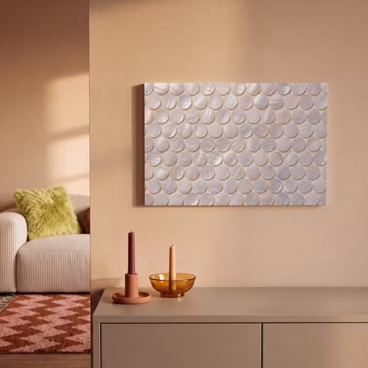 Canvas schilderij - Patroon - Cirkels - Abstract - Modern - Wit — 2