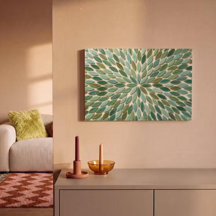 Canvas schilderij - Patroon - Blad - Groen - Abstract — 2