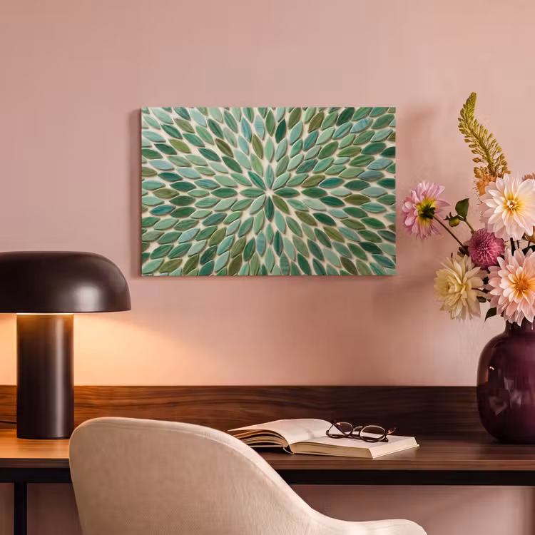 Canvas schilderij - Patroon - Blad - Groen - Abstract — 4