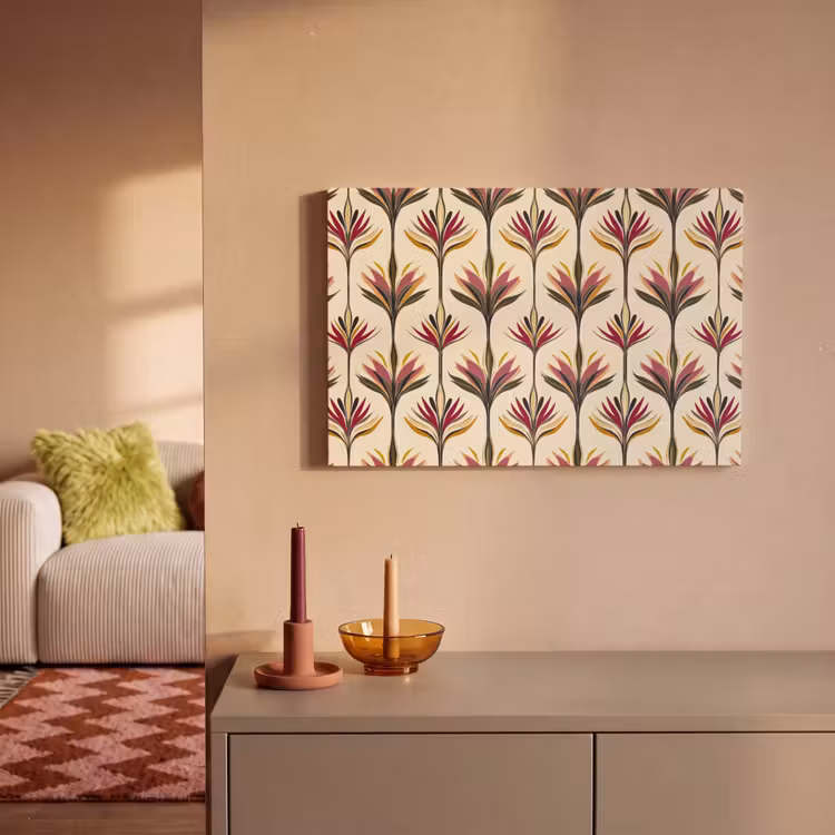 Canvas schilderij - Waaier - Motief - Kleurrijk — 2