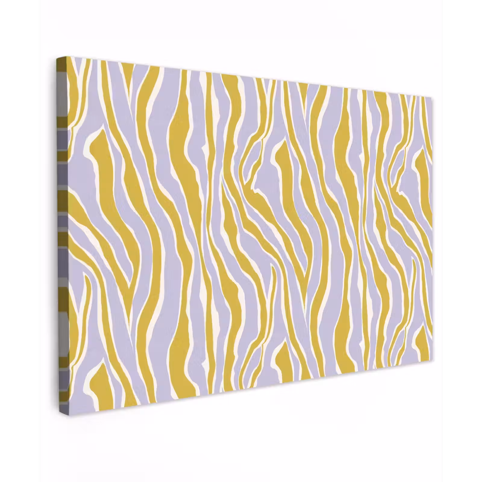 Canvas schilderij - Zebra - Modern - Meerkleurig — 1