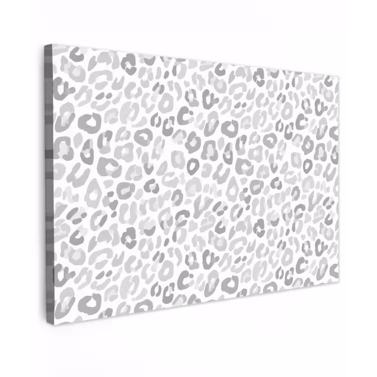 Canvas schilderij - Luipaard - Motief - Grijs — 1