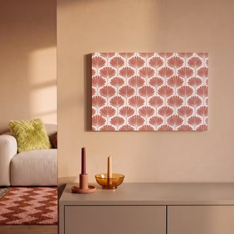 Canvas schilderij - Waaier - Motief - Terra — 2