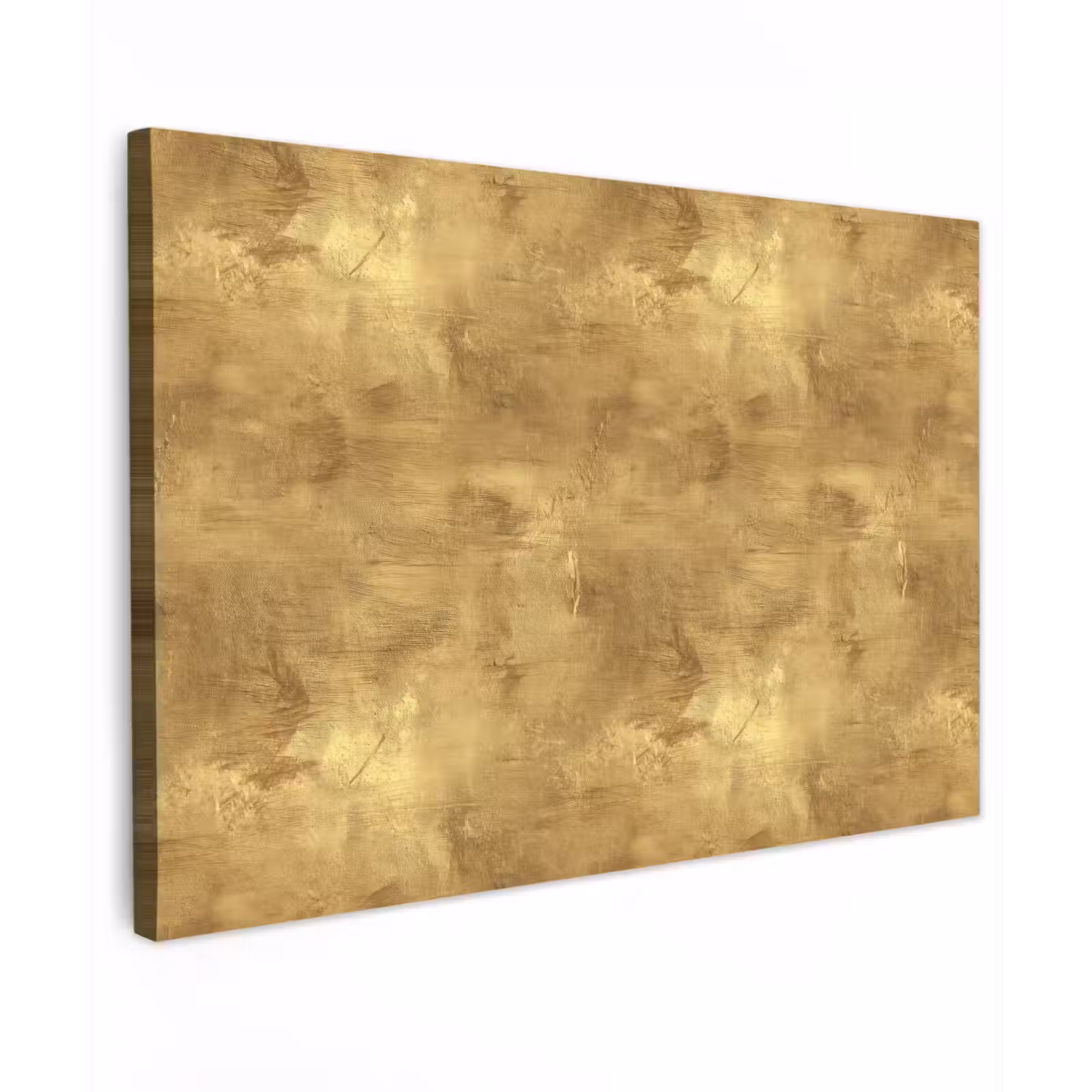 Canvas schilderij - Industrieel - Textuur - Goud — 1