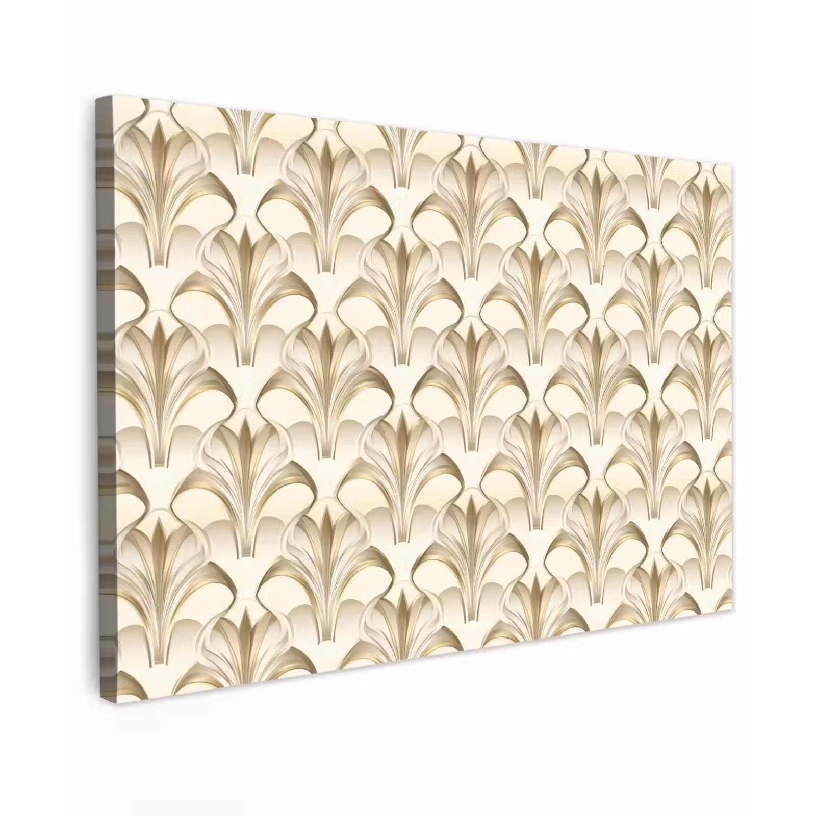 Canvas schilderij - Ornament - Barok - Goud — 1