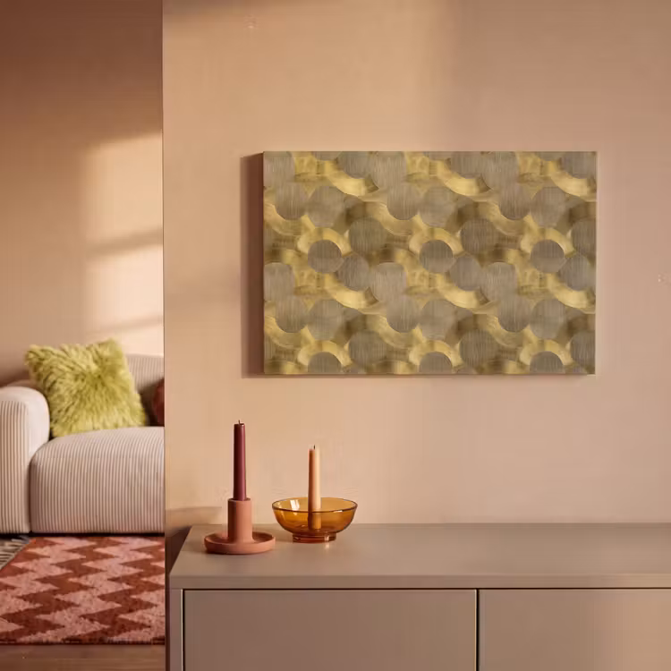 Canvas schilderij - Modern - Geometrisch - Goud — 2