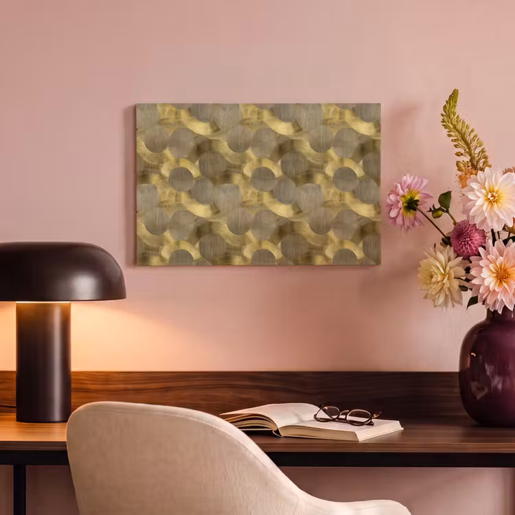 Canvas schilderij - Modern - Geometrisch - Goud — 4