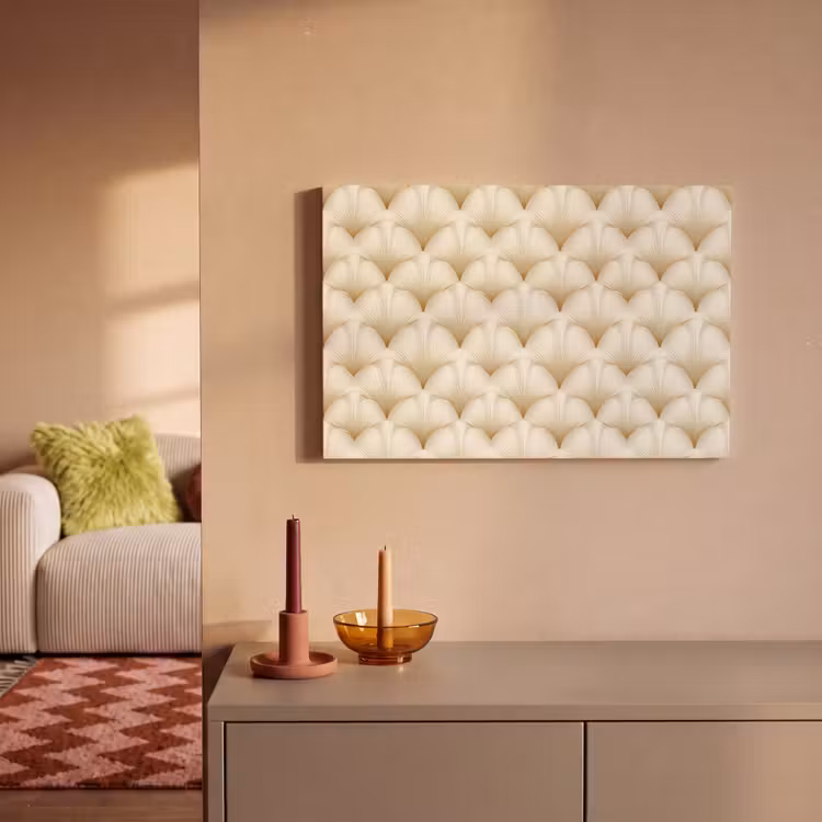 Canvas schilderij - Waaier - Motief - Goud — 2