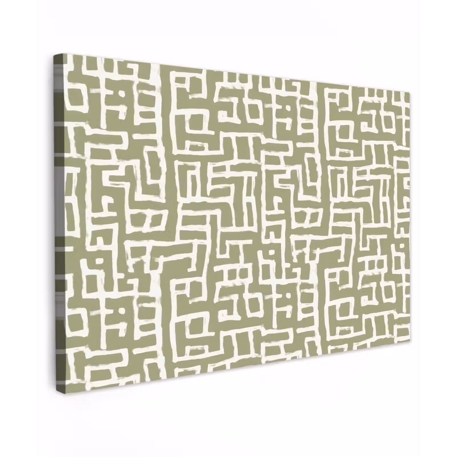 Canvas schilderij - Grafisch - Patroon - Groen — 1
