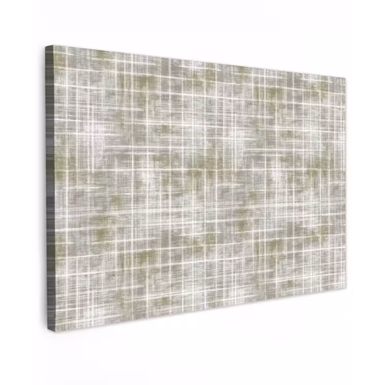 Canvas schilderij - Linnen - Patroon - Groen — 1