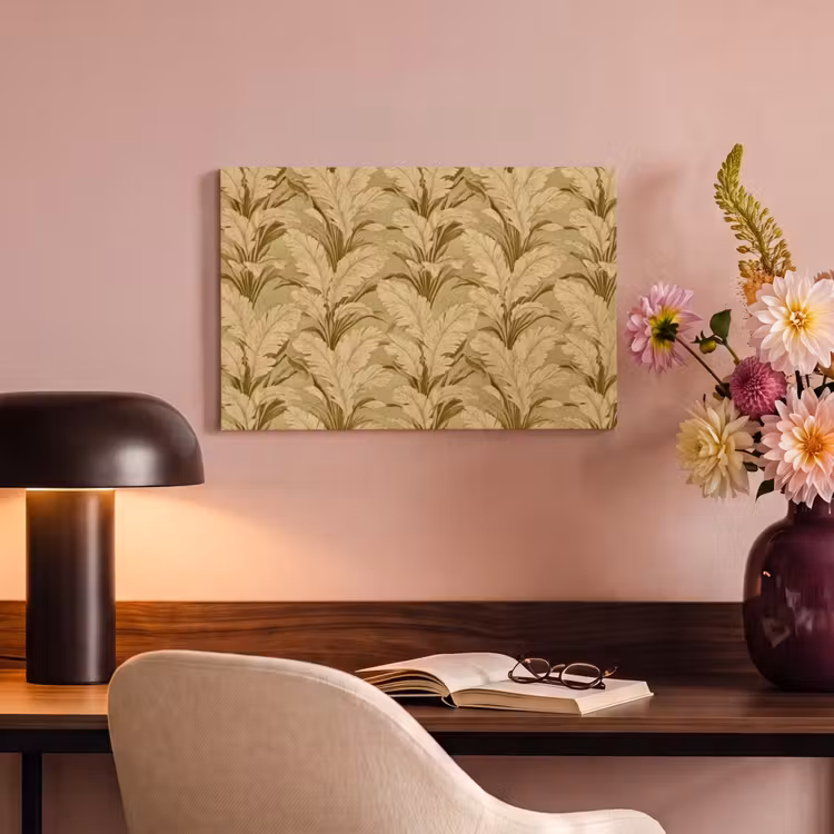 Canvas schilderij - Palmbladeren - Klassiek - Groen — 4
