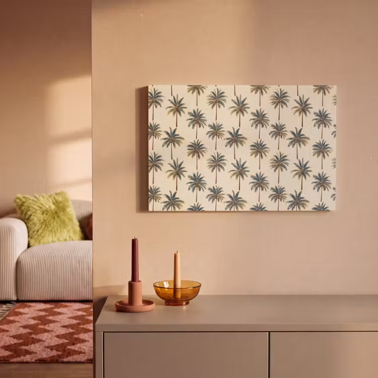 Canvas schilderij - Palmbomen - Tropisch - Groen — 2