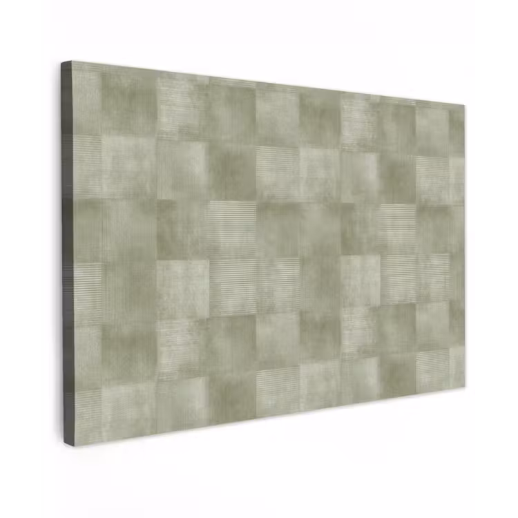 Canvas schilderij - Vlakken - Rustiek - Groen — 1