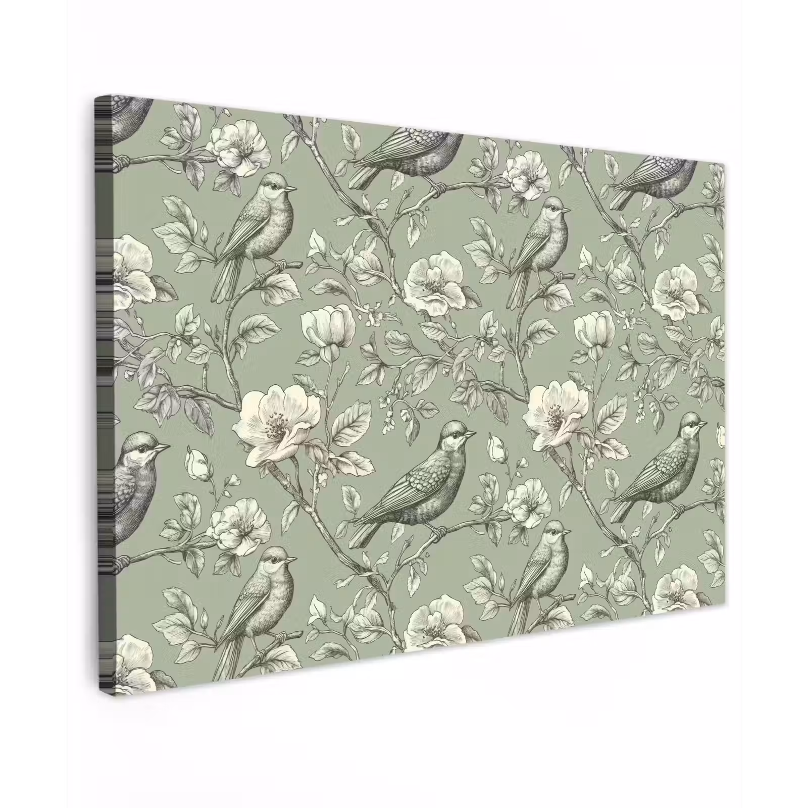 Canvas schilderij - Klassiek - Botanisch - Groen — 1