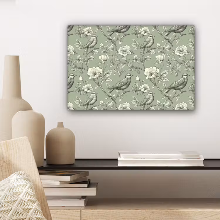 Canvas schilderij - Klassiek - Botanisch - Groen — 5