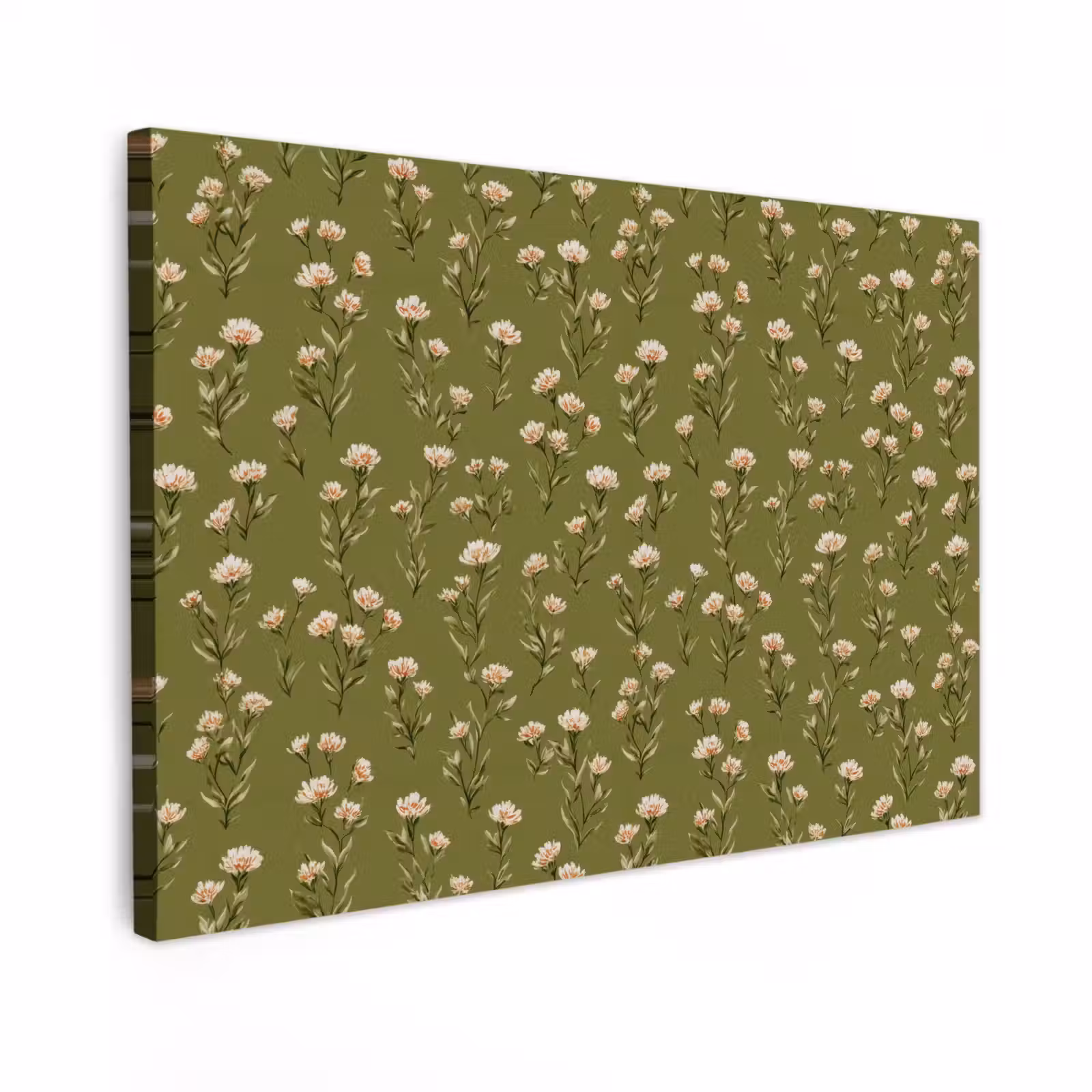 Canvas schilderij - Landelijk - Bloemen - Groen — 1