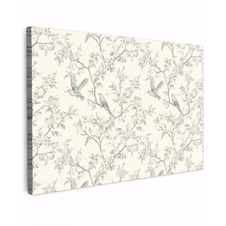 Canvas schilderij - Klassiek - Vogels - Groen — 1
