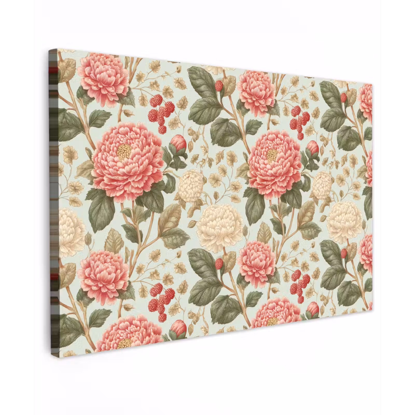 Canvas schilderij - Klassiek - Botanisch - Veelkleurig — 1
