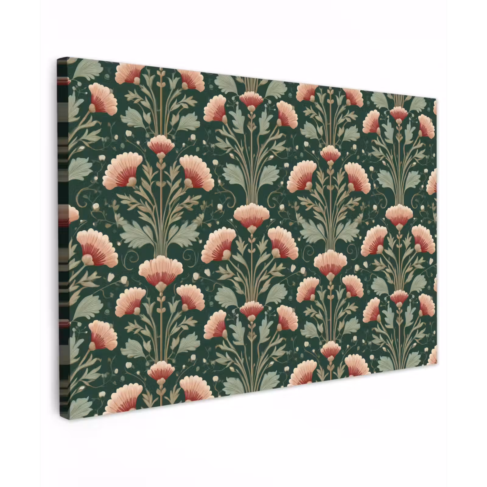 Canvas schilderij - Patroon - Botanisch - Kleurrijk — 1