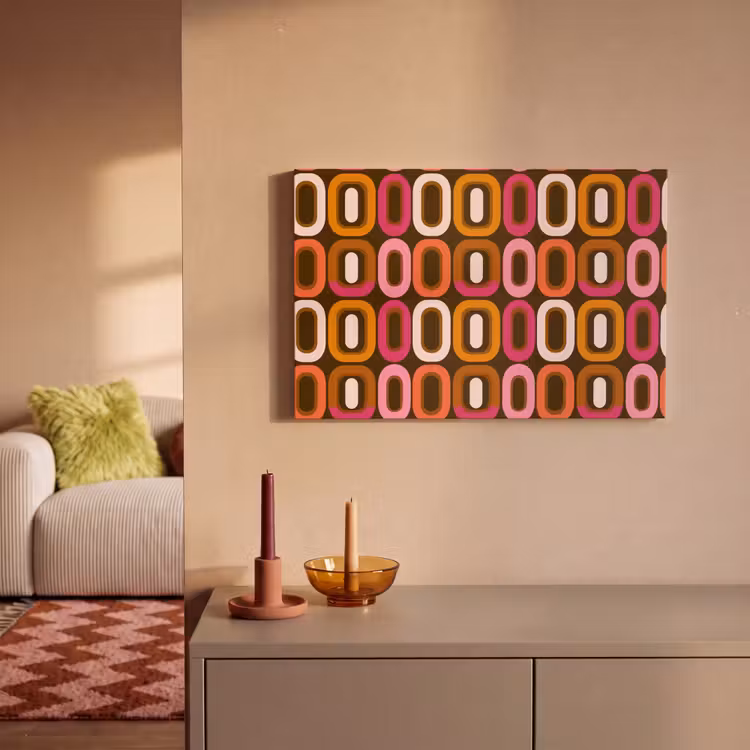 Canvas schilderij - Modern - Retro - Kleurrijk — 2