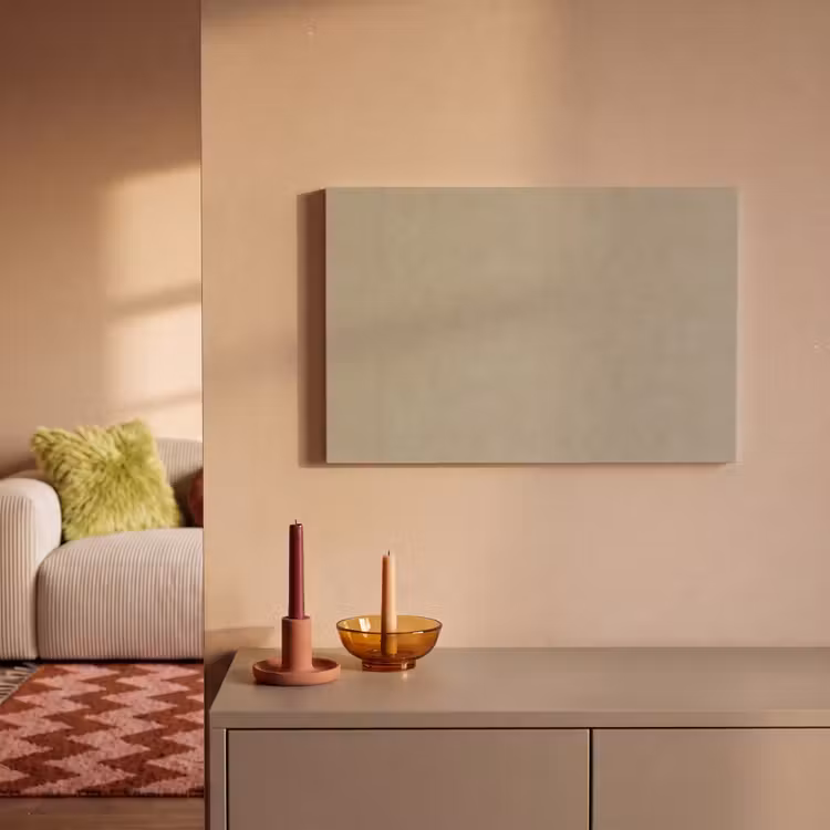 Canvas schilderij - Taupekleur - Gewolkt textuur - Natuurlijk — 2