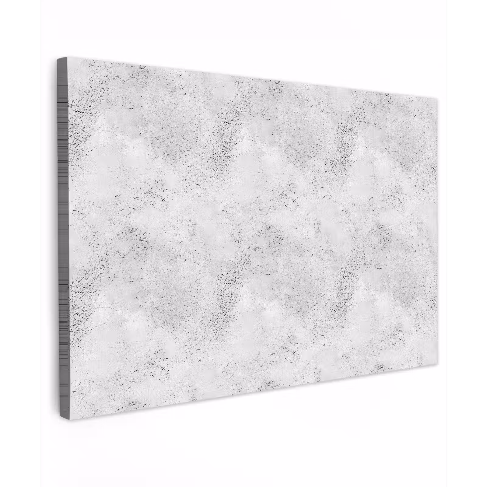 Canvas schilderij - Lichtgrijs - Ruw - Subtiel — 1