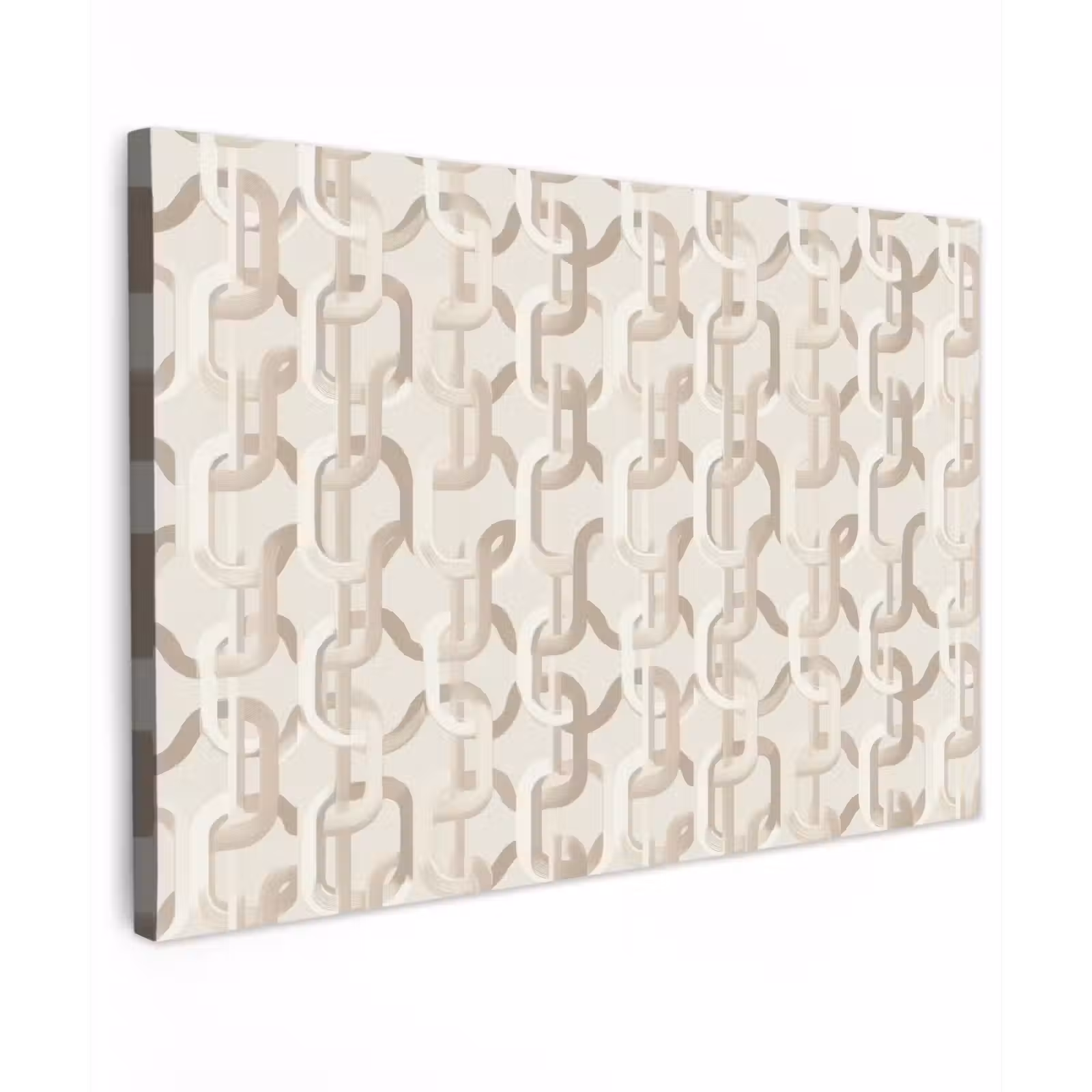 Canvas schilderij - Motief - Abstract - Beige — 1