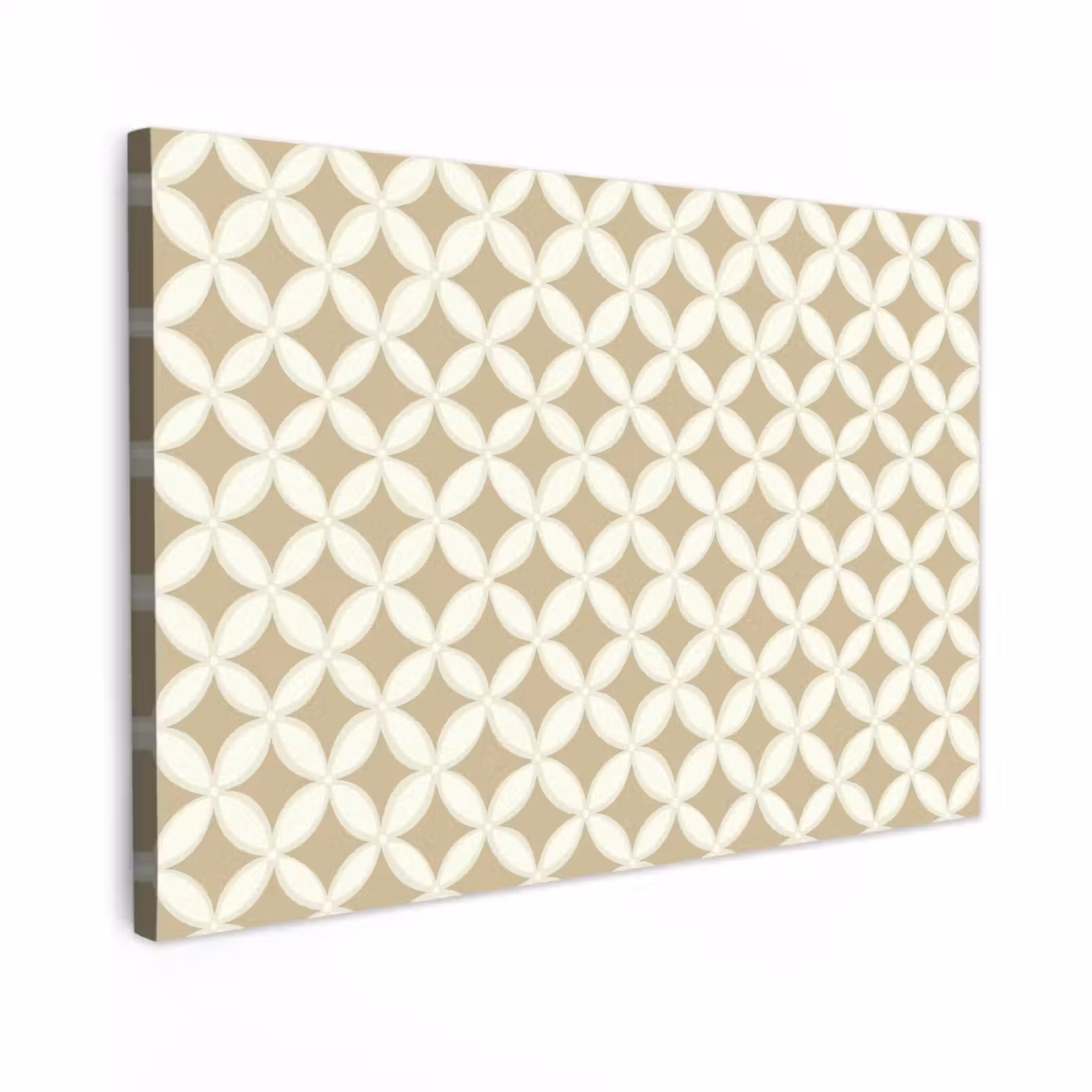 Canvas schilderij - Symmetrisch - Motief - Beige — 1