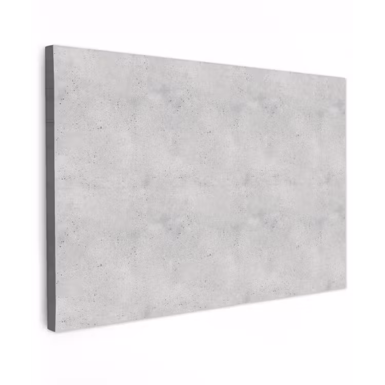 Canvas schilderij - Grijs - Beton - Neutraal — 1