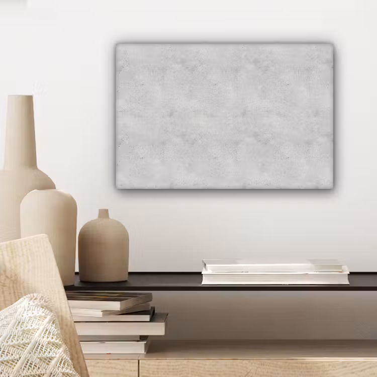 Canvas schilderij - Grijs - Beton - Neutraal — 5