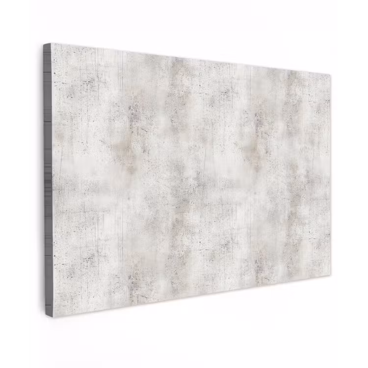 Canvas schilderij - Grijs - Beton - Verweerd — 1