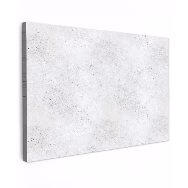 Canvas schilderij - Lichtgrijs - Betonstructuur - Subtiel — 1