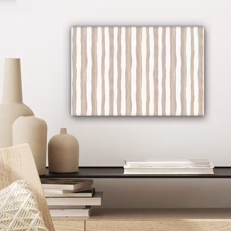 Canvas schilderij - Minimalistisch - Strepen - Beige — 5