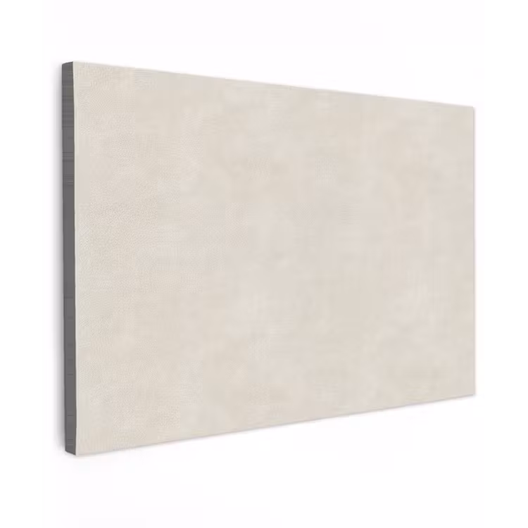 Canvas schilderij - Zandkleurig - Modern - Egaal — 1