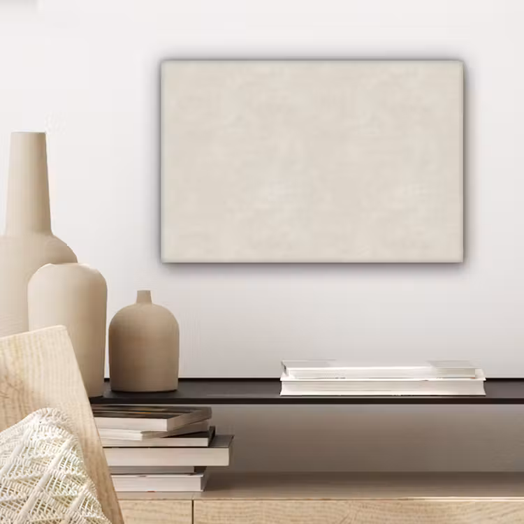 Canvas schilderij - Zandkleurig - Modern - Egaal — 5