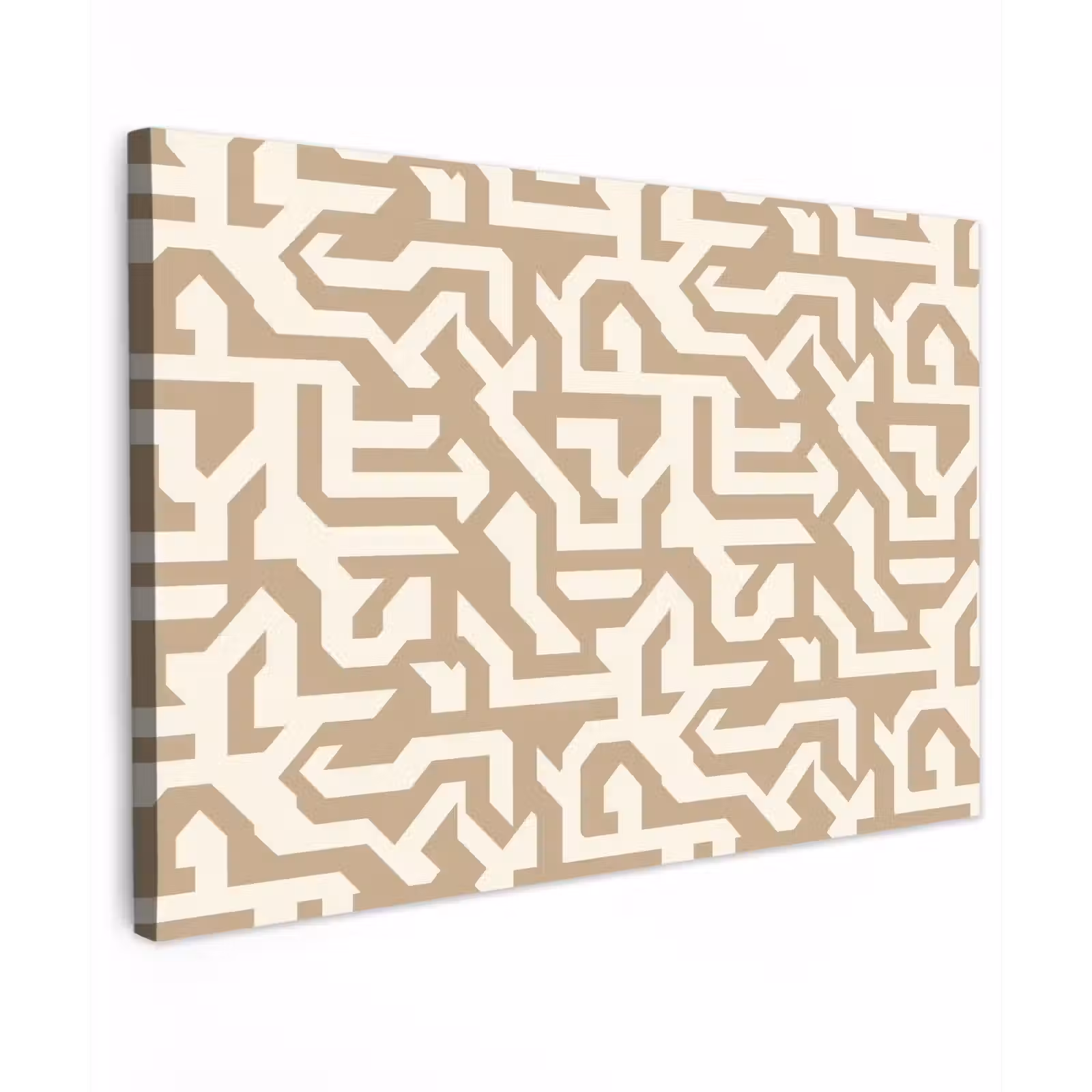 Canvas schilderij - Modern - Abstract - Beige — 1