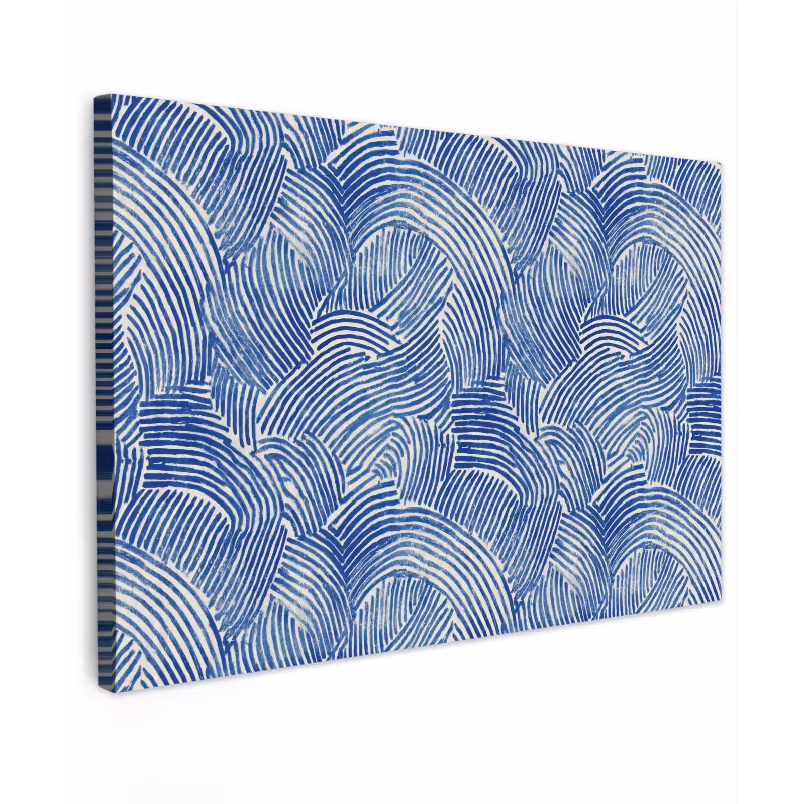 Canvas schilderij - Modern - Abstract - Blauw — 1