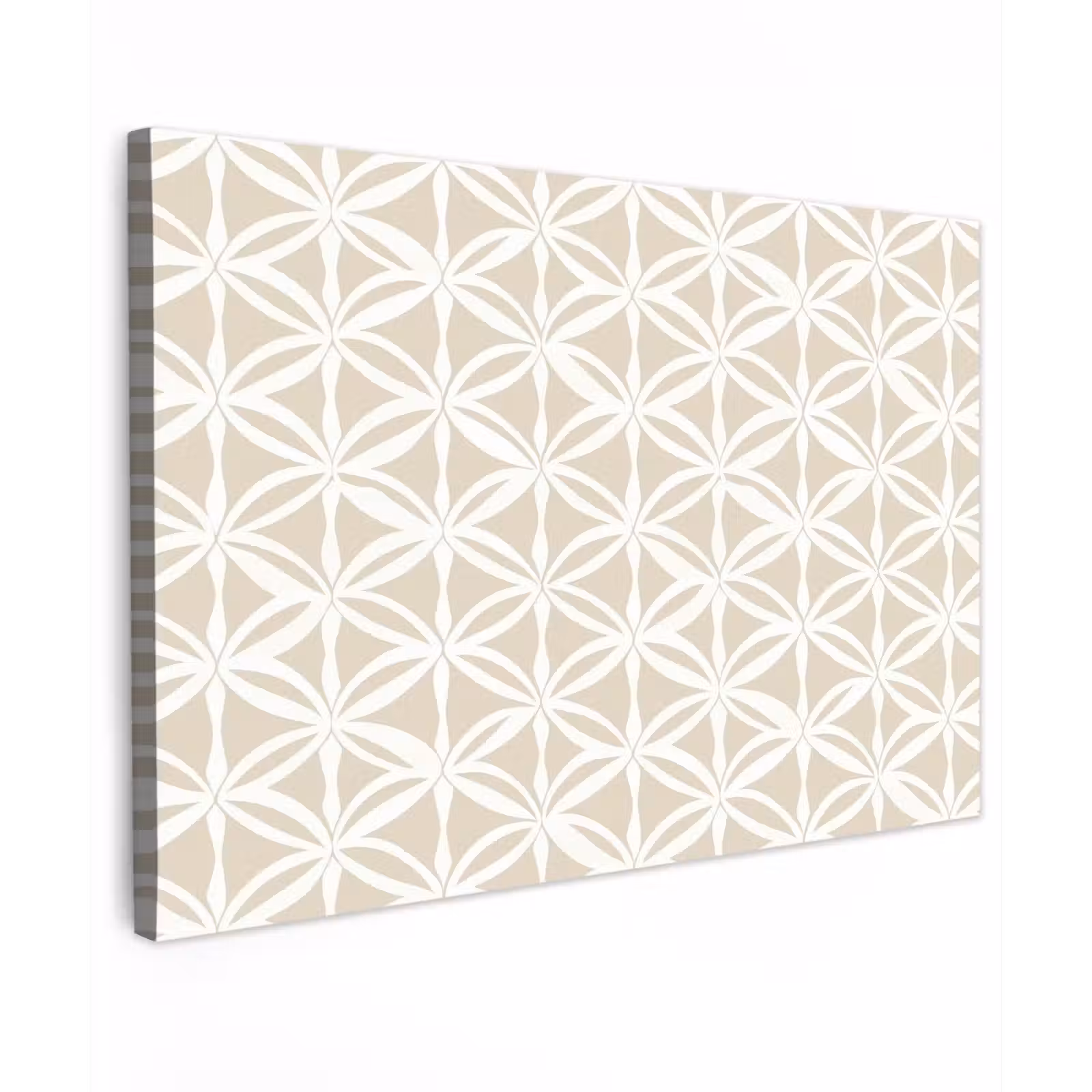 Canvas schilderij - Motief - Modern - Beige — 1