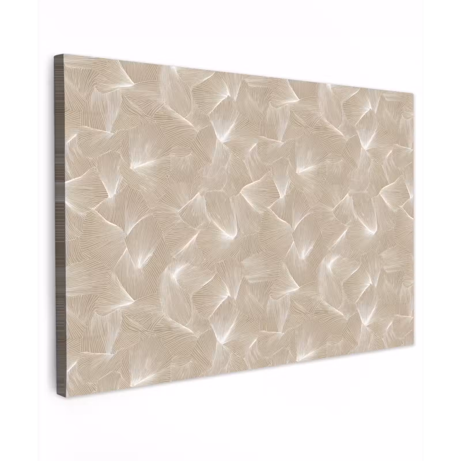 Canvas schilderij - Organisch - Textuur - Beige — 1