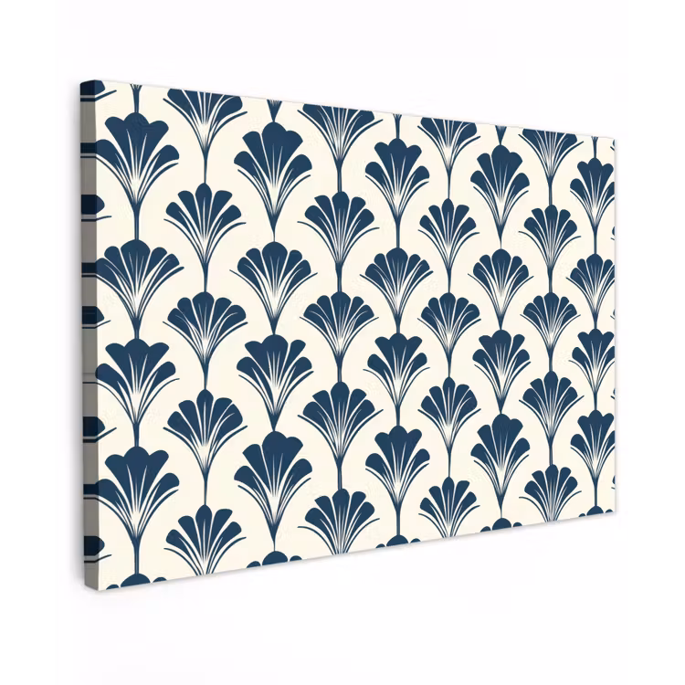 Canvas schilderij - Klassiek - Motief - Blauw — 1