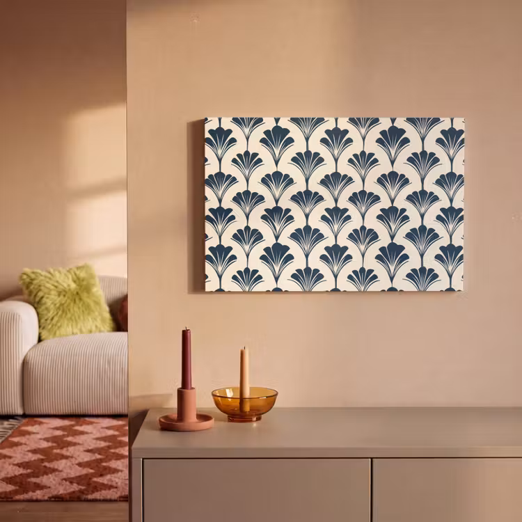 Canvas schilderij - Klassiek - Motief - Blauw — 2