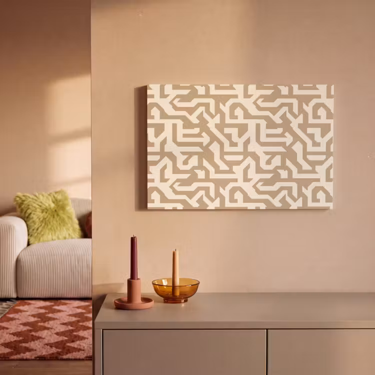 Canvas schilderij - Modern - Abstract - Beige — 2