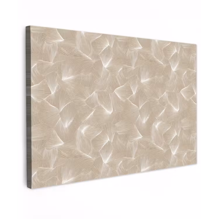 Canvas schilderij - Organisch - Textuur - Beige — 1