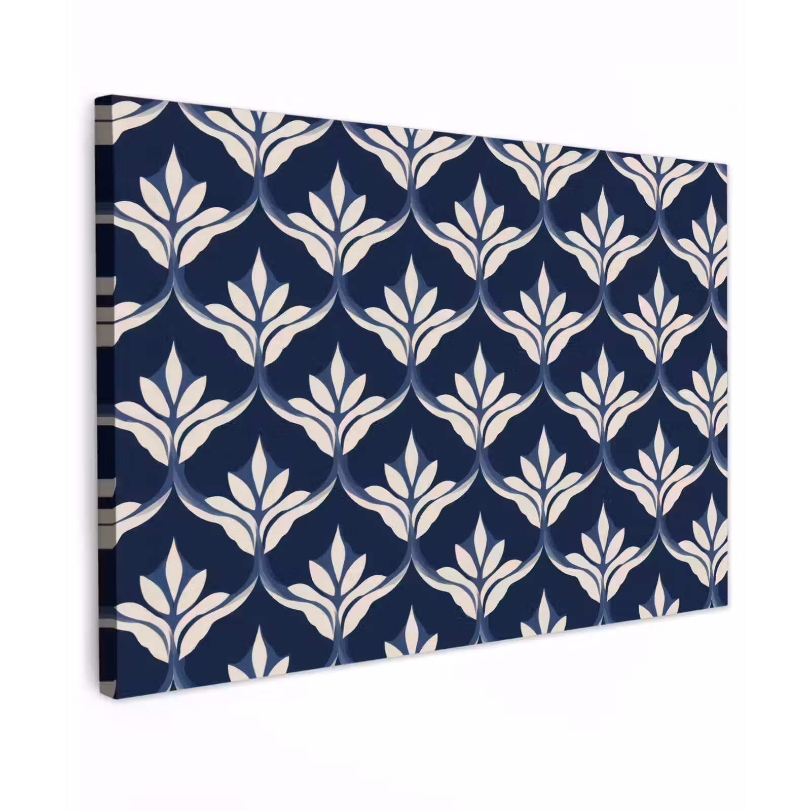 Canvas schilderij - Modern - Ontwerp - Blauw — 1