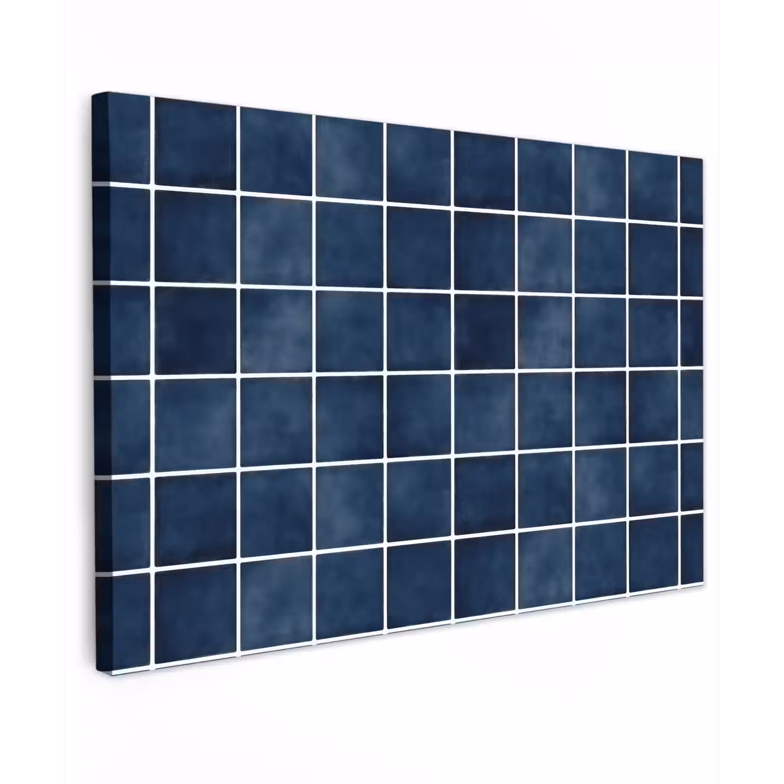Canvas schilderij - Tegel - Modern - Blauw — 1