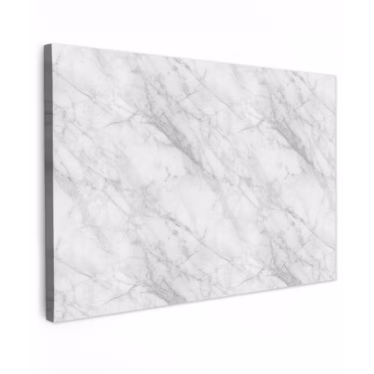 Canvas schilderij - Klassiek - Marmer - Grijs — 1