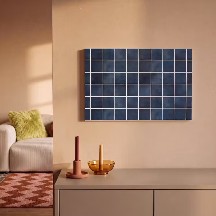 Canvas schilderij - Tegel - Modern - Blauw — 2