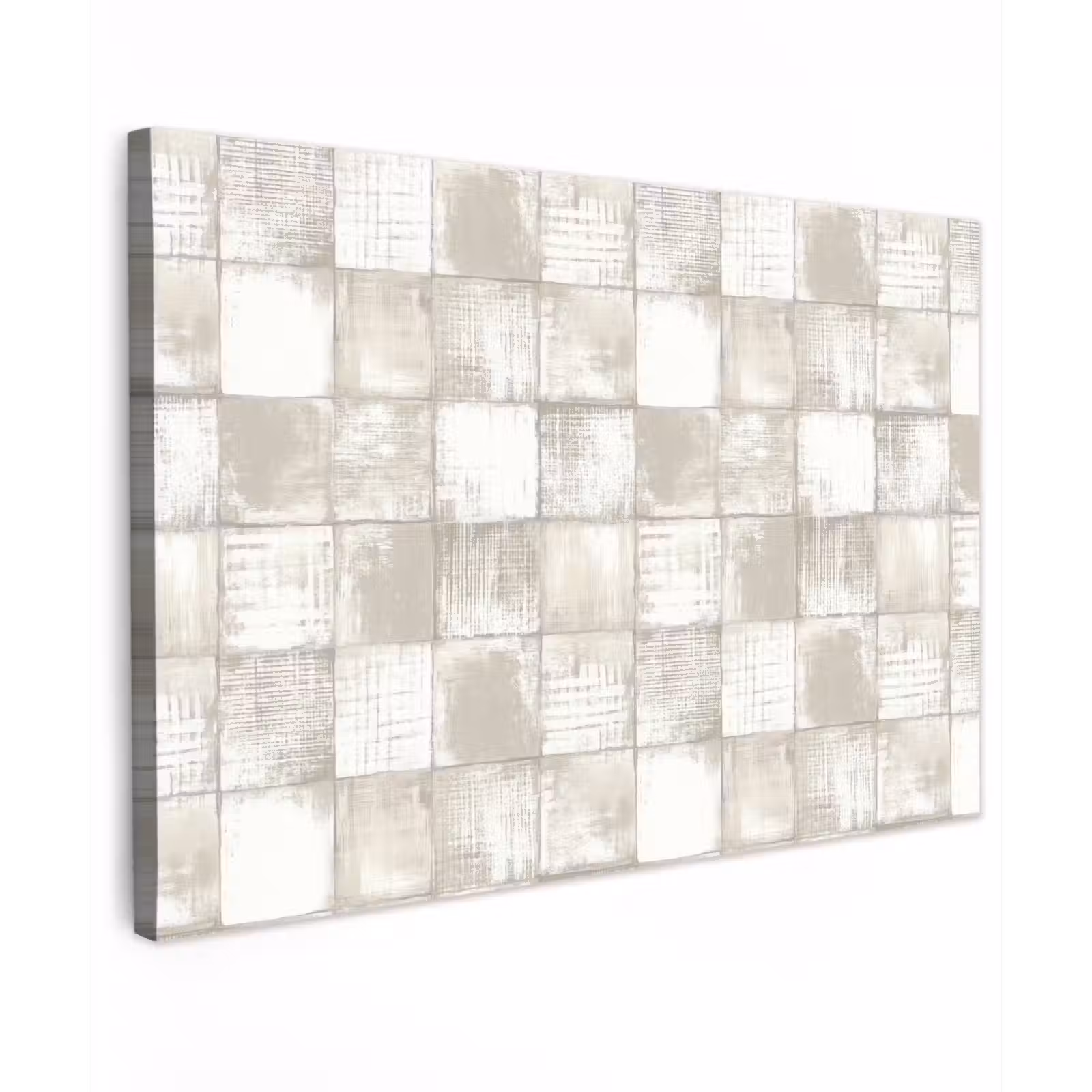 Canvas schilderij - Tegel - Patroon - Verweerd — 1