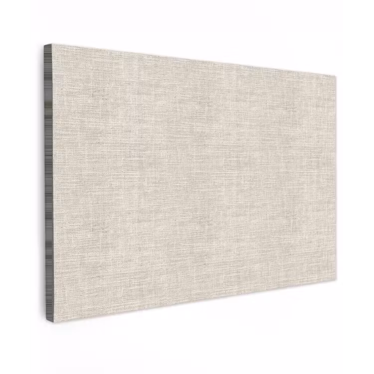 Canvas schilderij - Linnen - Textuur - Beige — 1